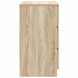 Bedside Cabinets with 3 Drawers 2 pcs Sonoma Oak 39x35x65 cm 861342