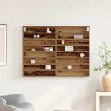 Display Cabinet Wall-Mounted Old Wood 100 x 8.5 x 75 cm 869186