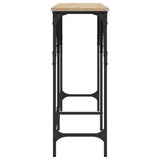Console Table Sonoma Oak 180x29x75 cm Engineered Wood 837763