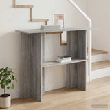 Console Table Grey Sonoma 100 x 30 x 75 cm Engineered Wood 8001180