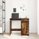 Desk Smoked Oak 86x49x76 cm Engineered Wood 861827