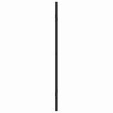 Shower Enclosure Manual Black and Transparent 130 x 130 cm 42018552