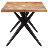 Dining Table 160x80x76 cm Solid Acacia Wood 323565