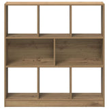 Book Cabinet Artisan Oak 97.5x29.5x100 cm Engineered Wood 855789