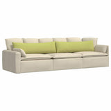 Sofa Pillows 2 pcs Light Green 145 x 40 cm Fabric 42013835