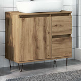 Sink Cabinet Artisan Oak 65x33x60 cm Engineered Wood 857227