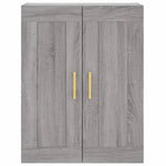 Highboard Grey Sonoma 69.5x34x180 cm Engineered Wood 3199807