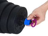 2-in-1 Dumbbell Set 40kg Black and Blue Cement and Iron Sand 3442916