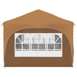 Pop-up Party Tent 575 x 288 x 245 cm Beige Oxford Fabric 42019903