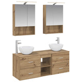 Bathroom Furniture Set 5 pcs Artisan Oak 3406726