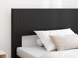 Bed Frame with Storage and Headboard Black 75 x 190 cm 3414524