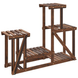 Flower Stand 90x25x73.5 cm Solid Wood Fir 362875