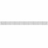 Chain Link Fence with Flange Anthracite 1.4x25 m 153995