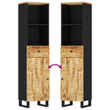 3 Piece Bathroom Furniture Set Solid Wood Mango 3200637