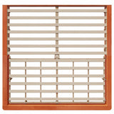 Bed Frame Wax Brown 180 x 200 cm Solid Pine Wood 3385708