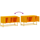 TV Cabinet Mustard Yellow 100.5x39x60.5 cm Steel 846479