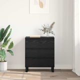 Sideboard with Drawer Black Oak 60 x 35 x 70 cm Engineered Wood 881955