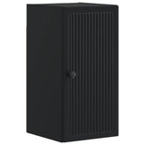 3 Piece Bathroom Cabinet Set EDE Black Engineered Wood 3417739