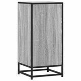 Sideboard Grey Sonoma 35.5x35x76 cm Engineered Wood and Metal 848957