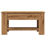 Coffee Table Artisan Oak 101x49x52 cm Engineered Wood 856927