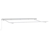 Retractable Awning Brown 400 x 200 cm Fabric 3329819