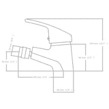 Bidet Faucets 2 pcs Chrome 275920