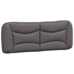Bed Frame with LED without Mattress "Hvar" Grey 140x200 cm 3213937