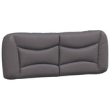 Bed Frame with LED without Mattress "Hvar" Grey 140x200 cm 3213937