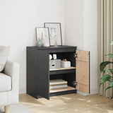 Side Cabinet Grey 60x36x65 cm Solid Pinewood 808100