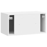 Wall-Mounted TV Cabinet High Gloss White 59.5 x 31 x 30 cm 898029