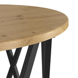 Nesting Side Table 3 pcs Artisan Oak Engineered Wood and Steel 868260