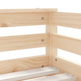 Kids Bed Frame with Drawers 70x140 cm Solid Wood Pine 834441