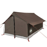 Camping Tent 2-Person Brown Waterproof 4009622