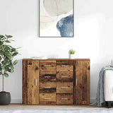Sideboards with Drawer Corona 2 pcs Old Wood 59 x 39 x 80 cm 3402806