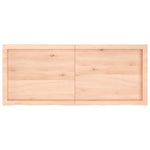 Table Top 120x50x cm Untreated Solid Wood Oak 3156311