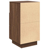 Bedside Cabinets 2 pcs with 2 Drawers Brown Oak 36x36x68 cm 858591
