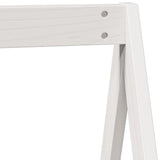 Bunk Bed without Mattress White 90x190 cm Single Solid Wood Pine 3282088