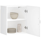 Kitchen Wall Cabinet Lucca High Gloss White Engineered Wood 853801