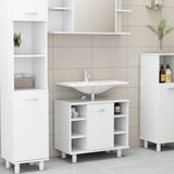 Bathroom Cabinet White 60x32x53.5 cm Engineered Wood 802633