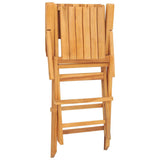 Folding Garden Chair Set of 6 Teak Wood Solid teak wood Medium 3155068