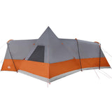 Teepee Tent 8-Person Grey and Orange 720 x 465 x 295 cm 42003998