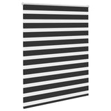 Zebra Blind 140 x 175 cm Black 240224
