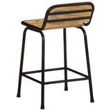 Bar Stools 4 pcs 46x35.5x70 cm Solid Wood Rough Mango 4013535