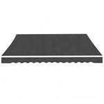 ZNTS Folding Awning Manual Operated 600 cm Anthracite 276355