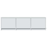 TV Cabinet with LED White 140 x 34 x 40 cm Engineered Wood 3418710
