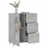 Sideboard Concrete Grey 69.5x34x90 cm Engineered Wood 828024