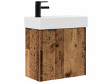 Bathroom Vanity Unit with Tap Old Wood 45.5 x 22.5 x 84 cm 889431