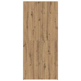 Shoe Cabinet with Door Brown 80 x 35.5 x 180 cm Engineered wood 3333844