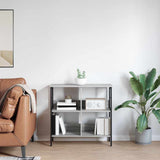 Bookshelf Grey Sonoma 82 x 32 x 79 cm Engineered Wood 883997