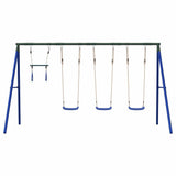 Outdoor Swing Set with Swings and Trapeze 3283608